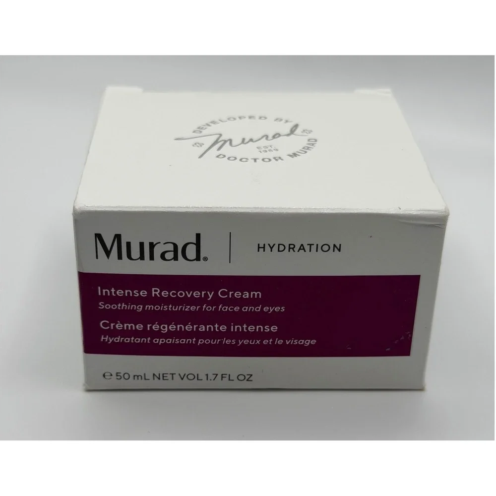 Murad Hydration Intense Recovery Cream Soothing Face Eye Moisturizer 1.7oz New - Picture 1 of 2